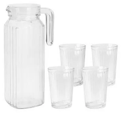 Produktbild von Krug-Set mit Tassen Excellent Houseware ye9000500 200 ml 1,1 L 5 Stück