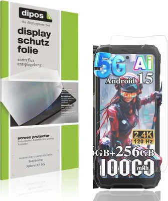 Immagine prodotto di 4x Pellicola Protettiva per Blackview Xplore X1 5G Protezione Schermo Antiriflesso dipos