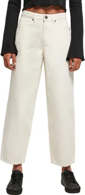 Produktbild von Urban Classics Ladies - Wide Leg Cropped Denim Jeans - W34