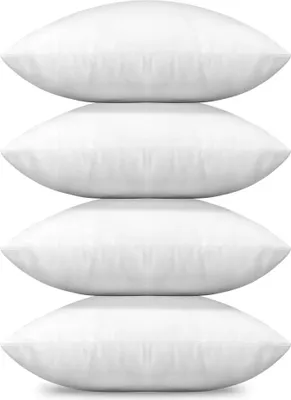 Produktbild von Kissenfüllung 45x45 cm, 4er Set, Polyester-Mix, weiß, für Wohnzimmer
