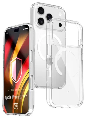 Image de 3mk LiqForce MagCase Coque Apple iPhone 17 Pro Antichoc Transparent
