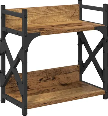 Produktbild von Druckerständer Altholz 40 x 20 x 40 cm Holzwerkstoff
