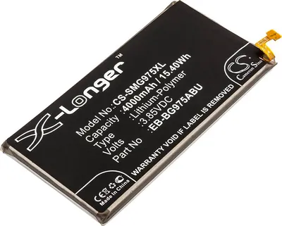 Immagine prodotto di TECHTEK Batteria compatibile con [Samsung] Galaxy S10 Plus, Galaxy S10+, SM-G9750/DS, SM-G9758/DS, SM-G975D, SM-G975F/DS, SM-G975U, SM-G975U1, SM-G97