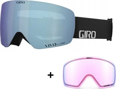 Produktbild von Giro Contour RS Vivid, Unisex, Zylindrische (flache) Linse, Schwarz, Blau, Universalgröße