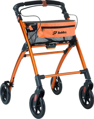 Obrázek produktu pro Mobilex Chodítko čtyřkolové JAGUAR - oranžová