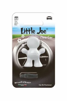 Produktbild von Little Joe Lufterfrischer fürs Auto zur Montage an jedem Lüftungsgitter +/-45 Tage Frische im Auto (New Car/weiß)