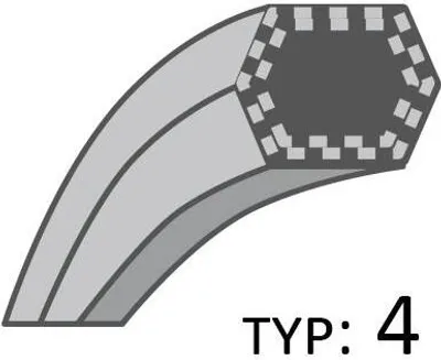 Obrázok produktu pre Hnací remeň nožov Husqvarna CT135;CTH151 /12,72720/ RO10005