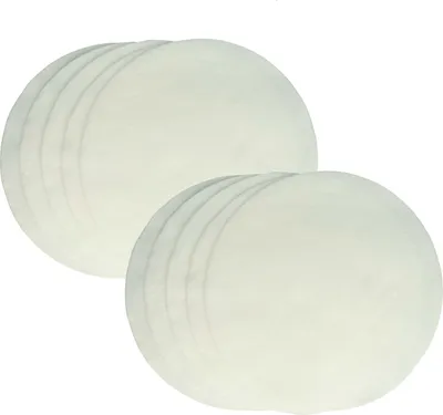 Produktbild von vhbw 10x Feinfilter kompatibel mit Nilfisk-Alto GD 930 S 2 Cubic, GD 930 Panther, GD 940, GD 936, GD 950, GD 945 Staubsauger - Vliesfilter Weiß, Rund