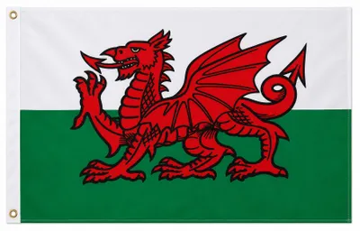 Produktbild von XXL Flagge Wales 250 x 150 cm Hissfahne Sturmflagge Fahne Gartendeko