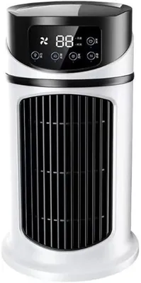 Produktbild von Leises, tragbares Klimagerät – Mini-4-in-1-Luftkühler & USB-Ventilator (300 ml) mit 90°-Oszillation, 3 Geschwindigkeitsstufen und 2 Sprühmodi – für Schlafzimmer oder Büro