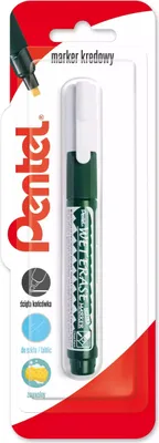 Immagine prodotto di Pennarello a gesso Pentel bianco per vetro, lavagne e Vetroceramica