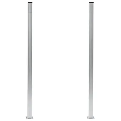 Produktbild von vidaXL Zaunpfosten 2 Stk. Aluminium 185 cm