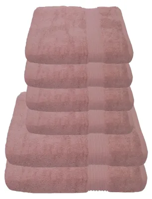 Produktbild von Julie Julsen Handtuch Set Pastell Rosa,Set:6 tlg. 2 Bade- 4 Handtücher
