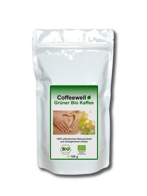 Produktbild von Coffeewell Grüner  Kaffee 700g