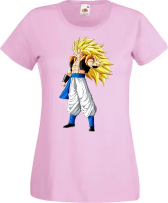 Zdjęcie produktu dla Koszulka Damska Anime Manga Dragon Anime Manga Ball Z 13 Great Transformation, Lady XL / Jasnoróżowy