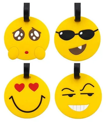 Immagine prodotto di Set di 4 etichette per bagagli a tema panda, in PVC