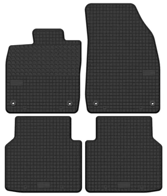 Zdjęcie produktu dla Dywaniki gumowe do Volkswagen ID.4 2020- (crossover) – 4 szt., czarne, dopasowane – Wielganizator SolidTread