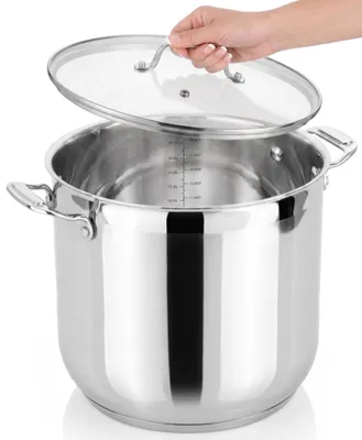 Produktbild von NutriChef Kochtopf, 18L- Ø-30cm, Suppentopf Edelstahl Induktion für Alle Herdart