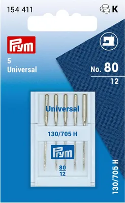 Universelle Maschinennadeln 80/12, 2 Stück, rund, für Haushaltsnähmaschinen
