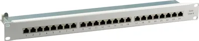 Image de EFB Patchpanel STP 24xRJ45 Cat.6, 19" 1HE, grau