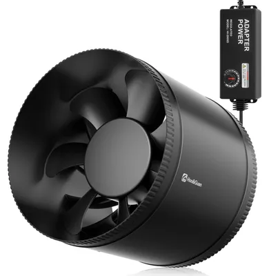 Produktbild von 200mm Rohrventilator - Einstellbarer Abluftventilator für Gewächshaus und Küche