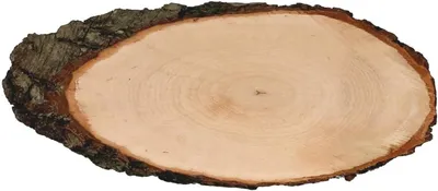 Productafbeelding van Houten Plank - Boomplank Serveer - Hapjes Presenteren -Gecertificeerd - ca. 19cm - Naturel