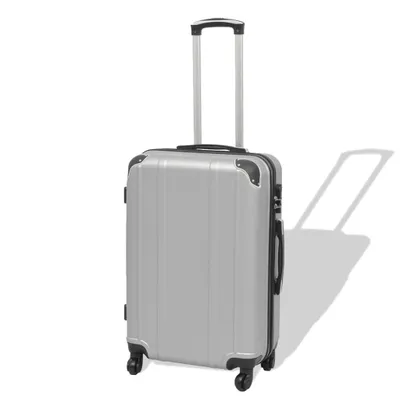Immagine prodotto di 4 Pz. Set di Trolley Rigidi Argento
