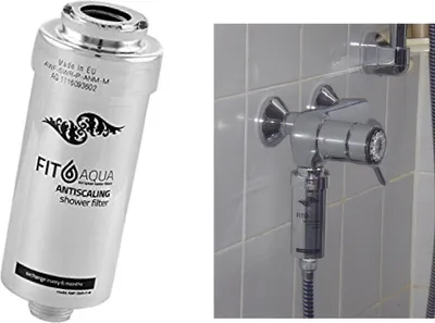 Produktbild von Duschfilter FitAqua Antiscaling Wasserfilter für Dusche gegen Chlor und Kalk