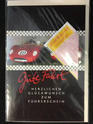 Produktbild von bsb - Grußkarte - Gute Fahrt- 41-1827