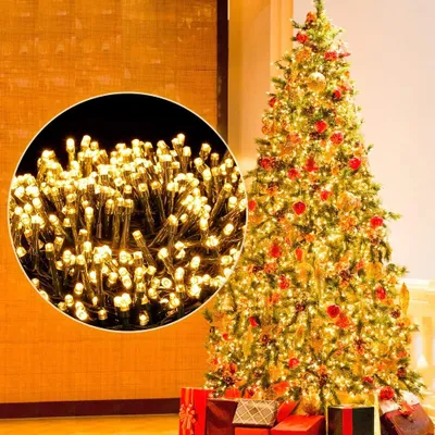 Immagine prodotto di Luci di Natale - Catena luminosa - 25 m - 1000 LED - Bianco caldo - Per interno ed esterno