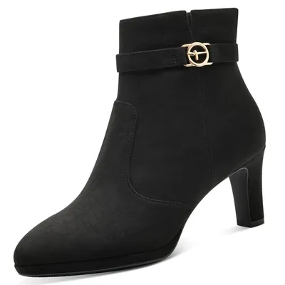 Produktbild von Tamaris Damen Stiefelette Ankle Boot Reißverschluss Detail modern 1-25350-41, Größe:39 EU, Farbe:Schwarz