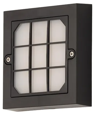 Image de Appareil d'éclairage extérieur LED C4, 5 W, lumière blanc chaud, 746 lm, indice de protection IP65, couleur noire