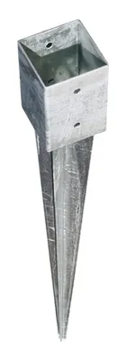 Zdjęcie produktu dla Tuleja wbijana 9x9x75 cm Tuleja wbijana Ocynkowany wspornik słupka