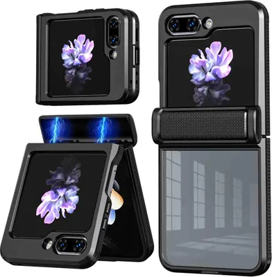 Zdjęcie produktu dla imoshion Rugged Clear Backcover dla Samsung Galaxy Z Flip 5 - Czarny