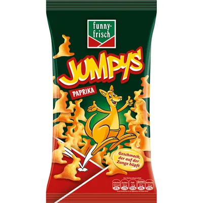Zdjęcie produktu dla Funny świeże kangury Jumpys o delikatnym smaku papryki 75g