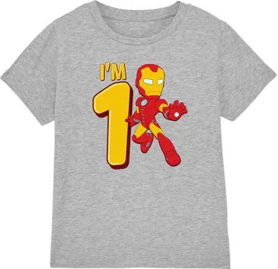 Obrázek produktu pro Iron Man - Tričko pro děti - 1. narozeniny TV3527 (116) (Sport Heide)