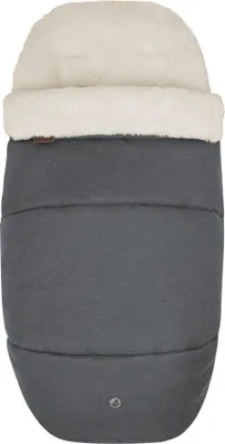 Produktbild von Maxi-Cosi kuschelig weicher 2-in-1 Fußsack, geeignet für alle Maxi-Cosi Kinderwagen, auch als Sitzpolster verwendbar, Twillic Graphite