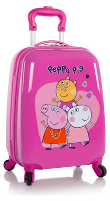 Image de Heys Kids, sac à roulettes Peppa Pig, rose, 4 roues