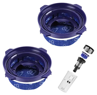 Produktbild von Ersatzfilter für kabellose Akku-Staubsauger - Waschbar mit effektiver Feinstaubfilterung - 2 Stück