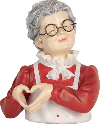 Zdjęcie produktu dla Figurka dekoracji świątecznej Clayre & Eef 19x18x23 cm Beżowy Plastik