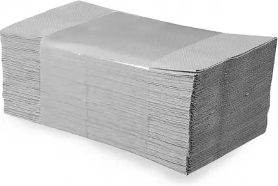 Produktbild von 5000x Falthandtücher Papierhandtuch 25x23cm 1-lagig natur geprägt Zick Zack