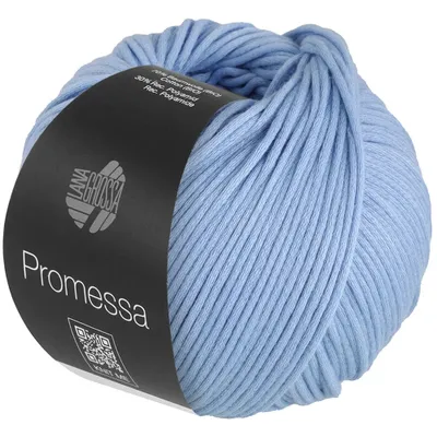 Produktbild von Lana Grossa PROMESSA 50 g weich gefülltes Schlauchgarn 125 m, Farbe:021 - Himmelblau