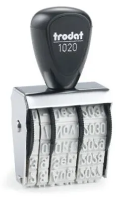 Zdjęcie produktu dla Trodat 1020, Datownik, Czarny, 40 mm, 27 mm, 76 mm, 35 g