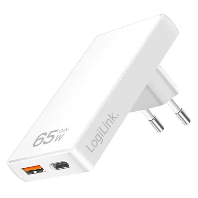 Immagine prodotto di Logilink PA0368 Logilink USB Steckdosenadapter 1xUSB-A, 1xUSB-C, 65W weiß