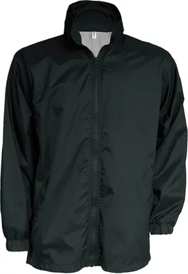 Produktbild von Kariban Herren Windbreaker Softshell Jacke Regenjacke Windjacke, Größe:3XL, Farbe:Schwarz