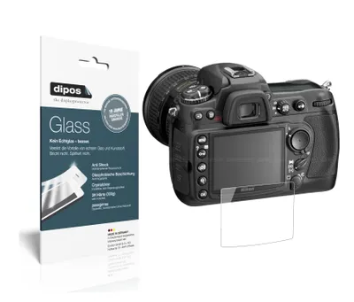 Produktbild von 1x Schutzfolie für Nikon D300 - Anti-Shock 9H Folie dipos Glass Kunststoffglas