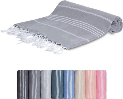 Produktbild von Strandtuch Baumwolle Strandtuch - Saunatuch - Turkish Hamamtuch - Badetuch