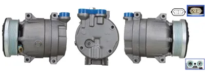 Produktbild von LUCAS ACP873 Klimaanlage Klimakompressor PAG 150 R134a für CHEVROLET Aveo / Kalos Schrägheck (T250, T255) für DAEWOO KALOS (KLAS)