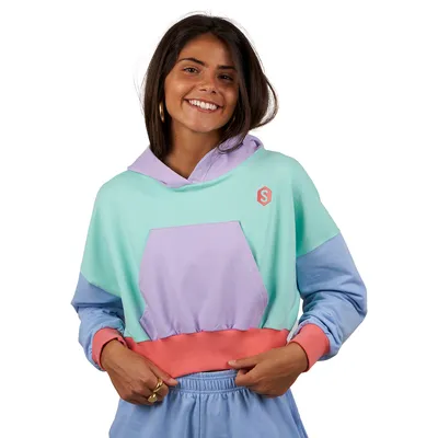 Immagine prodotto di Felpa con cappuccio da donna Superb BeHappy Multicolore SUPERB
