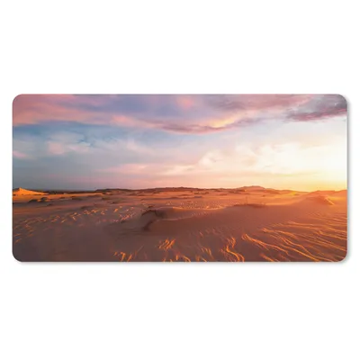 Produktbild von MuchoWow® Mauspad Mousepad Sand - Landschaft - Himmel - Wüste 60x30 cm - Mousepads - Maus Mat - Pad - Mausunterlage - Nachhaltig